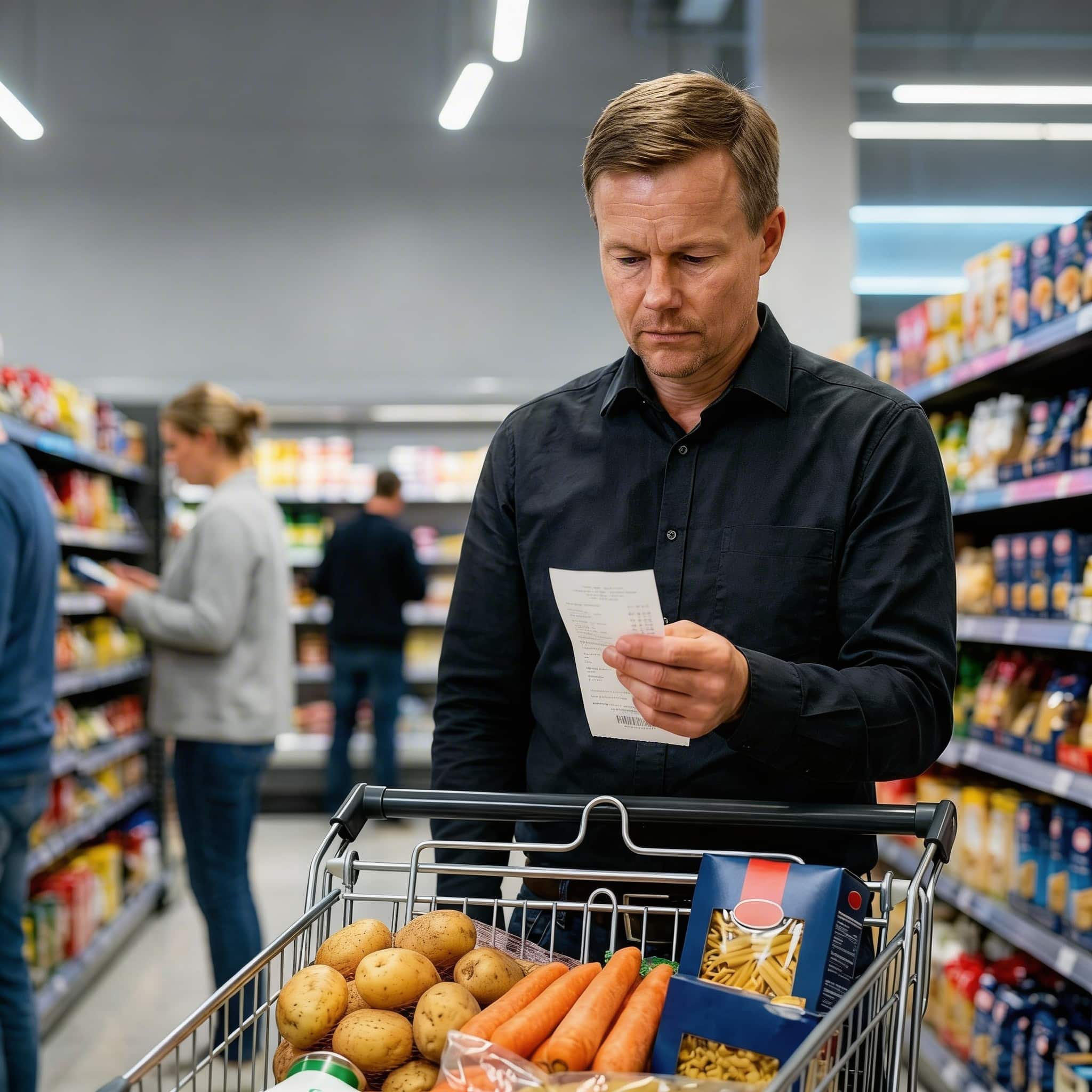 Tero Virtanen ruokakaupassa