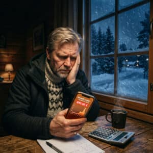 Iso sähkölasku tullut